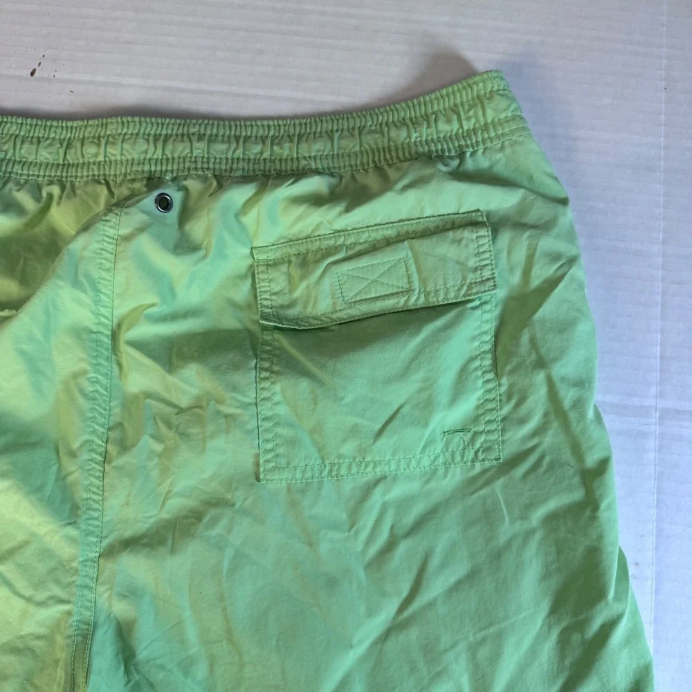 Polo Ralph Lauren Mens XL‎ Lime Green Swim Trunks Pony Logo - Lining Removed